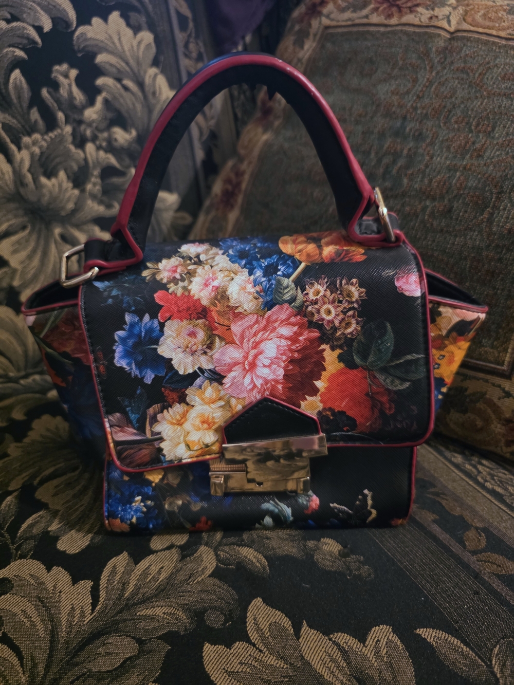 Floral Print mini crossbody/handbag